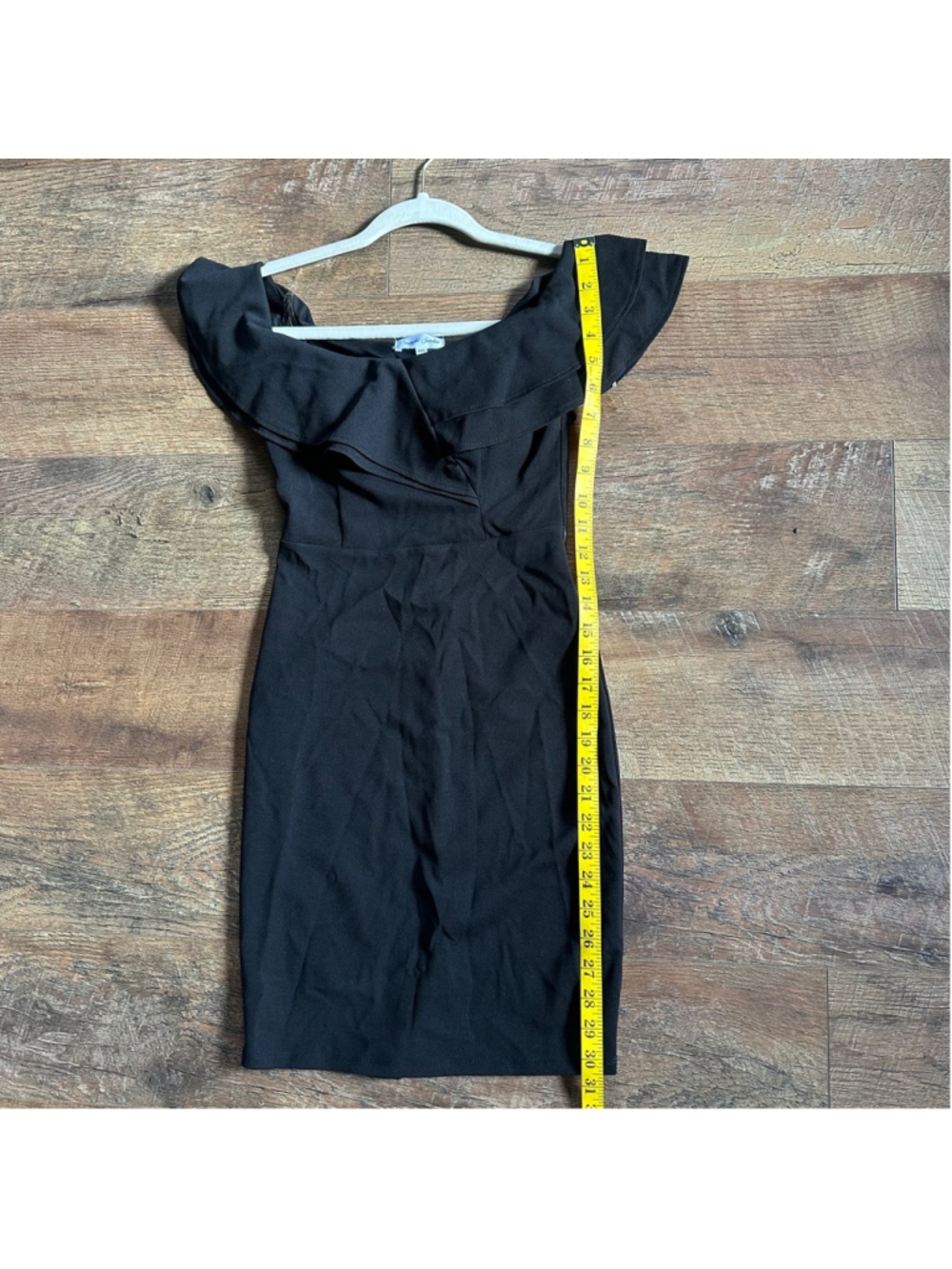 Women's Emerald Sundae Dress XXS Black Off-the-Shoulder Summer